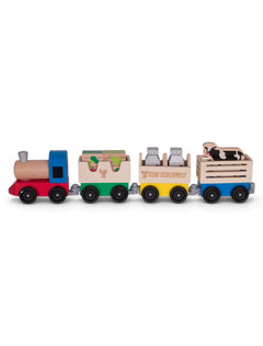 Melissa & Doug Texas Tech Farm Train Play Set – Back view
