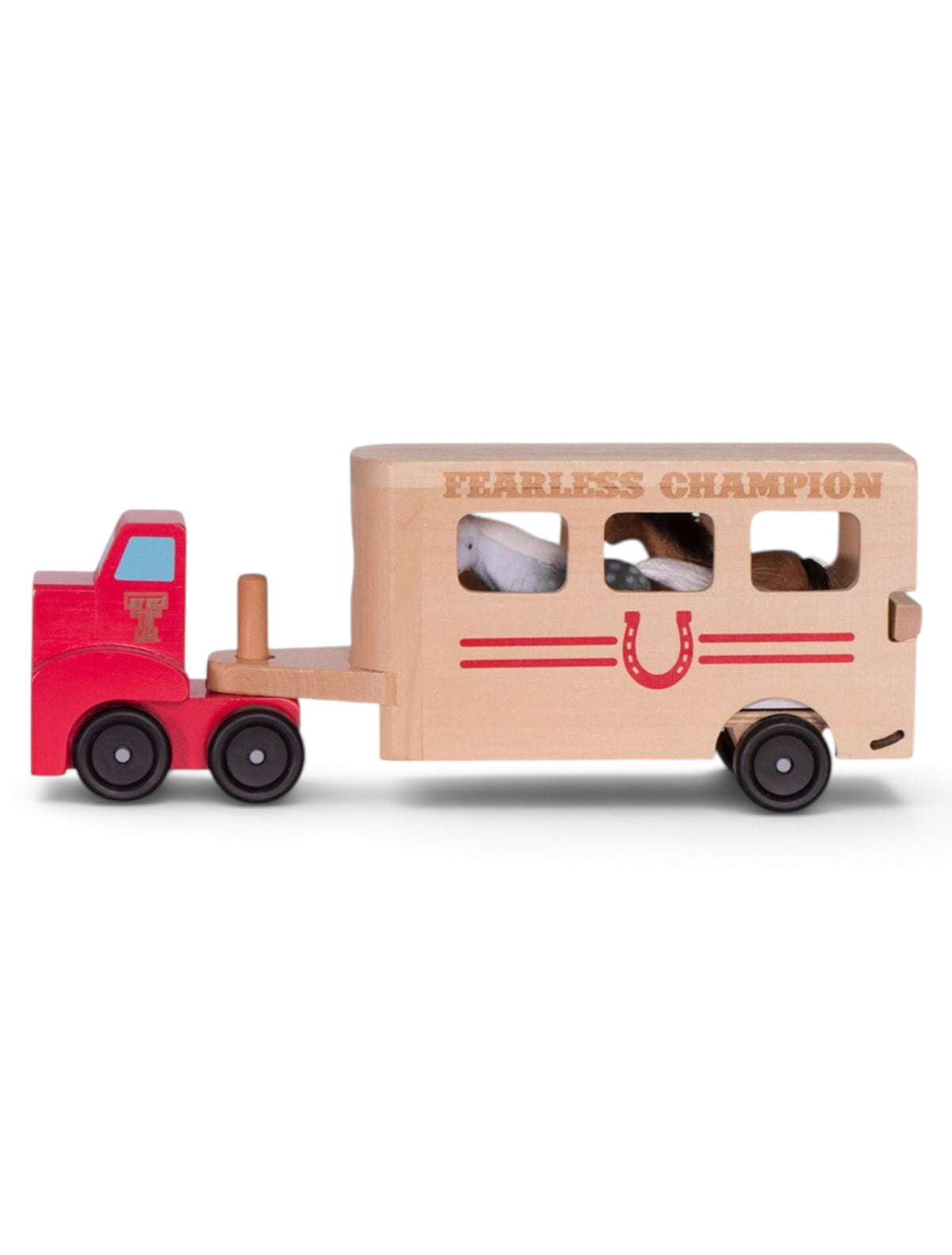 Melissa & Doug Texas Tech Fearless Champion Horse Trailer – Detail