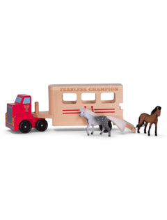 Melissa & Doug Texas Tech Fearless Champion Horse Trailer – Front view