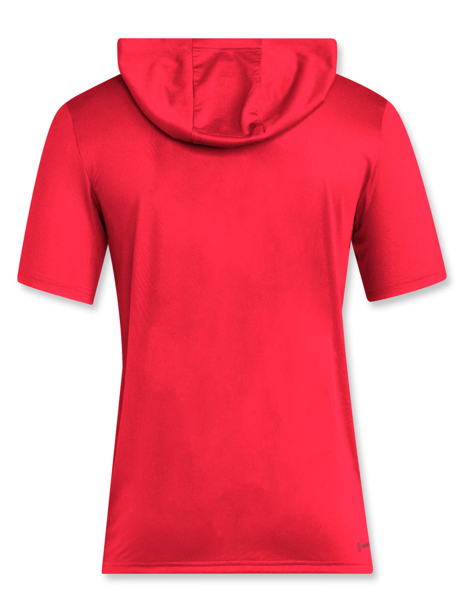 Adidas Texas Tech Sideline 2025 "D4T" Short Sleeve Hood