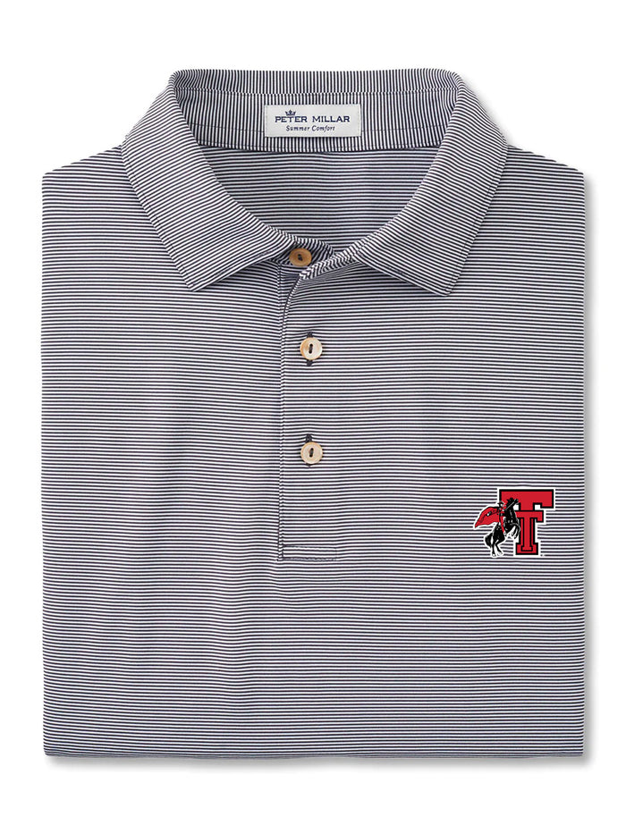 Peter Millar Texas Tech "Horse and Rider" Jubilee Performance Jersey Polo
