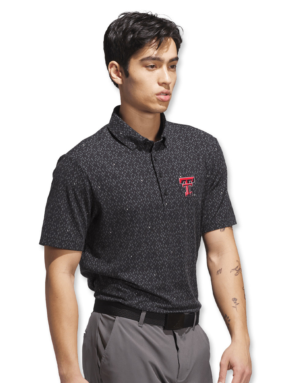 Adidas Texas Tech Golf "Mid Iron" Ultimate Micro Argyle Polo