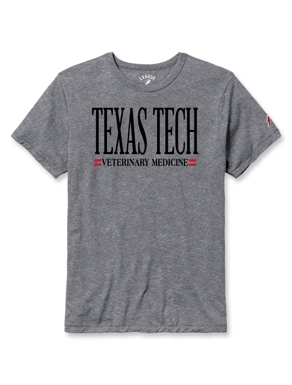 Texas Tech "Veterinary Medicine" Short Sleeve Tri-Blend T- Shirt