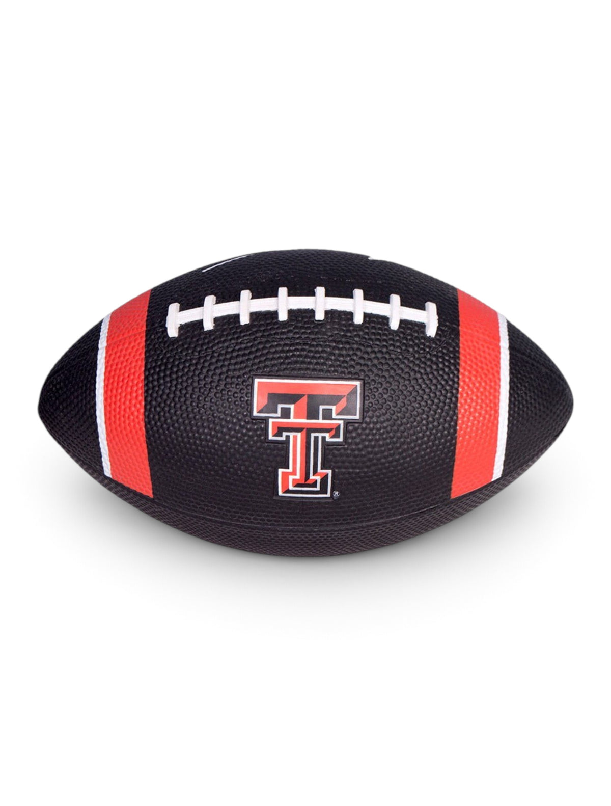 Nike Texas Tech Double T Black Mini Football – Front view