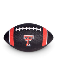 Nike Texas Tech Double T Black Mini Football – Front view