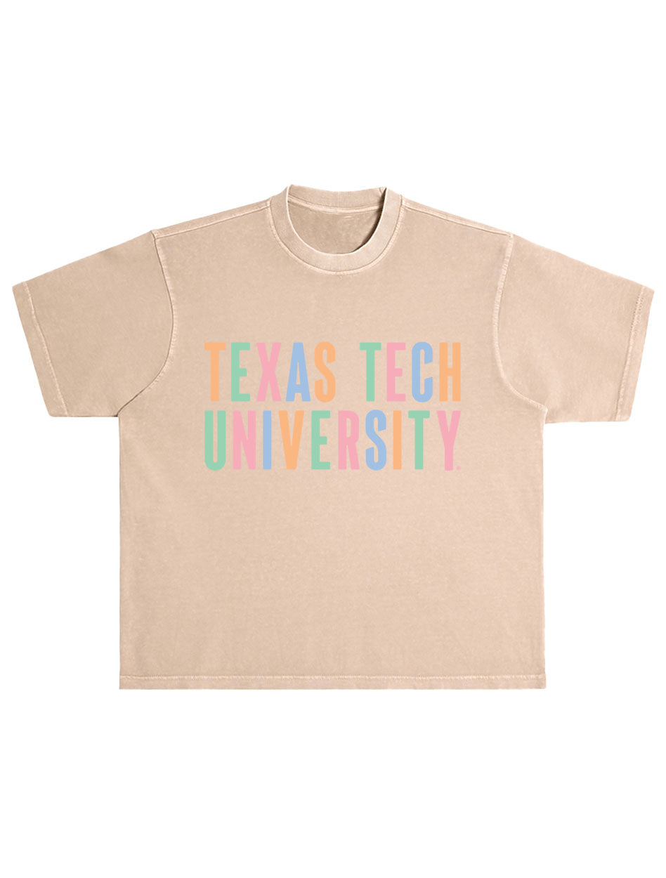 Texas Tech Red Raiders "El Pastel Stacked" T-Shirt