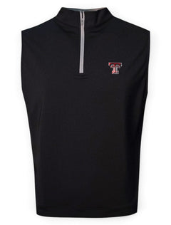 Peter Millar Texas Tech Red Raiders "Galway" 1/4 Zip Vest – Front view
