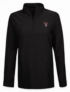 Peter Millar Texas Tech Red Raiders Women's 1/4 Zip Pullover – Front view