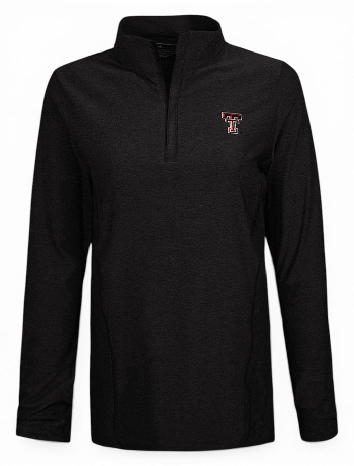 Peter Millar Texas Tech Red Raiders Women's 1/4 Zip Pullover – Front view