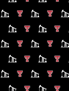 Texas Tech Dark Horse "Pumpjack Mentality" Premium Black Men's Polo