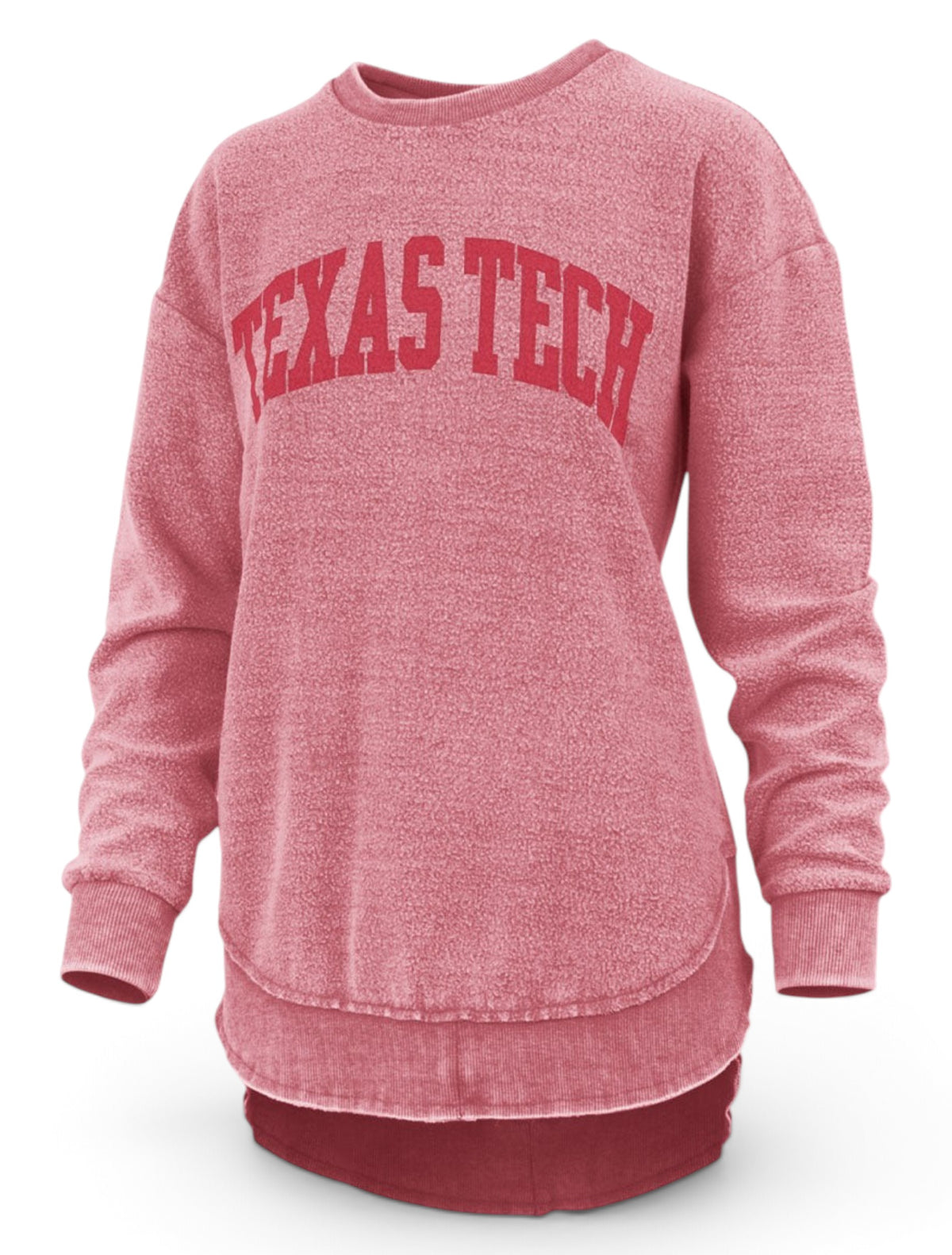 Pressbox Texas Tech Red Raiders "Ponchoville" Crewneck Fleece – Black back view