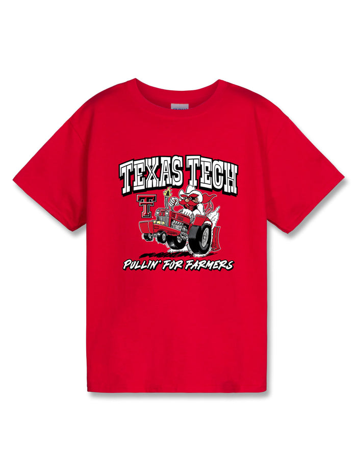Texas Tech "Pullin' for Farmers" YOUTH T-shirt