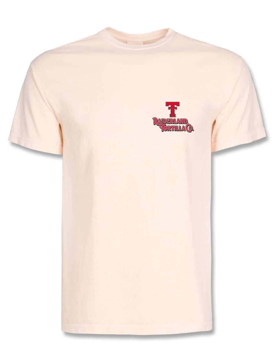 Texas Tech "Raiderland Tortilla Co." Ivory Short Sleeve T-Shirt