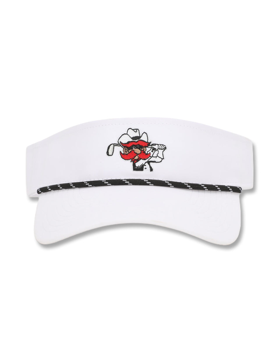 Texas Tech Dark Horse "Raider Red" Golf Visor