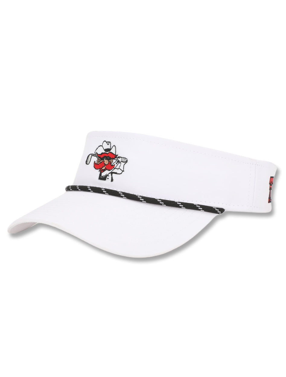 Texas Tech Dark Horse "Raider Red" Golf Visor