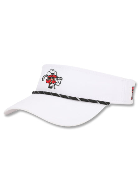 Texas Tech Dark Horse "Raider Red" Golf Visor