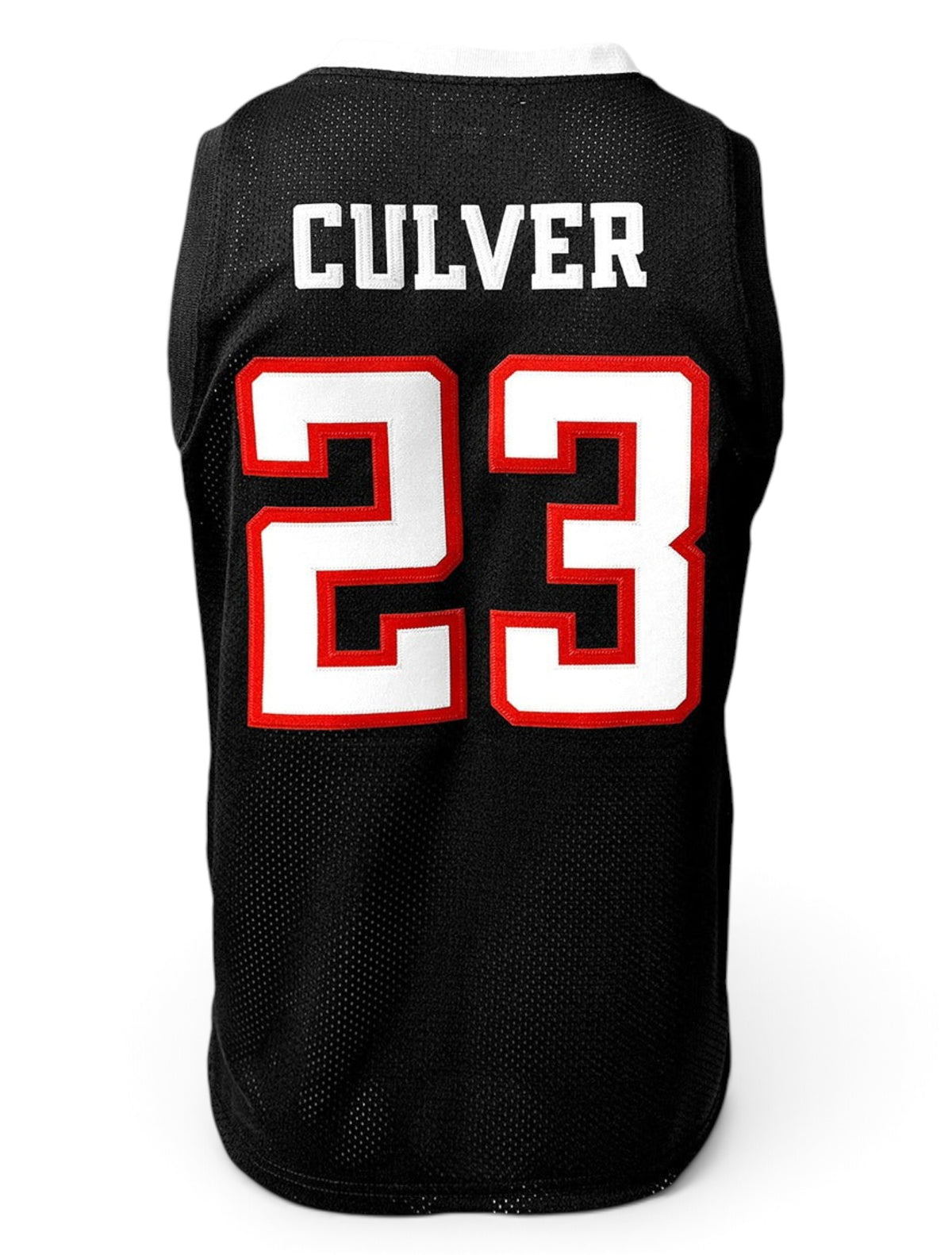 Retro Brand Texas Tech Red Raiders Jarrett Culver #23 Tackle Twill Jersey – Front view