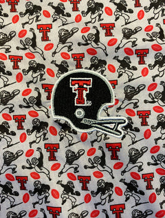 YOUTH Texas Tech Dark Horse "Retro Player" Grey Polo
