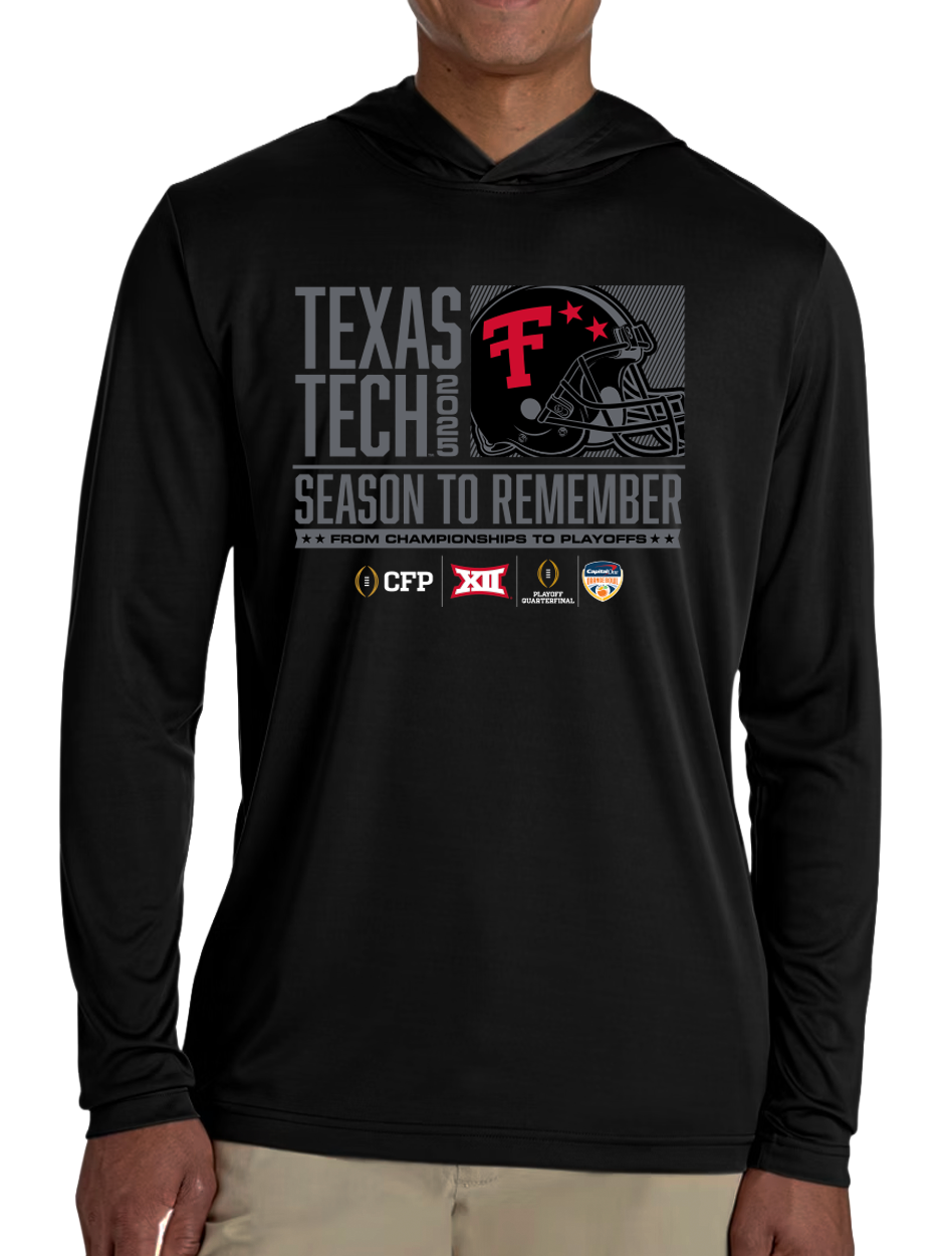 Texas Tech 2025 Football "Season To Remember" Athletic Hood