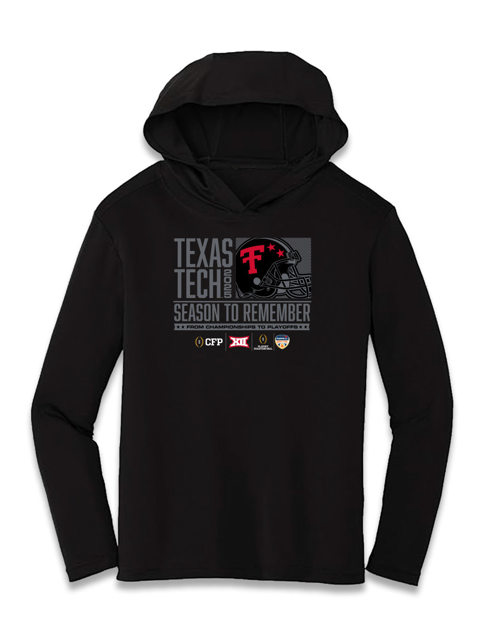 YOUTH Texas Tech 2025 Football "Season To Remember" Athletic Hood
