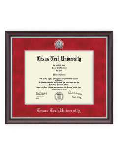 Silver Engraved Medallion Devonshire Diploma Frame C2 – Front view