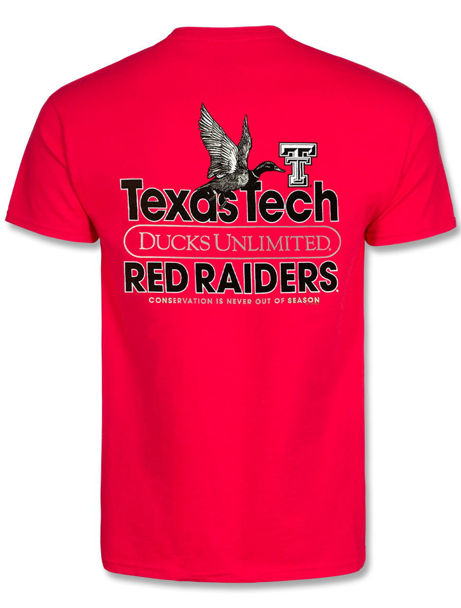 Texas Tech Ducks Unlimited "Single Duck" Short Sleeve Comfort T-Shirt