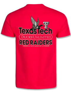 Texas Tech Ducks Unlimited "Single Duck" Short Sleeve Comfort T-Shirt