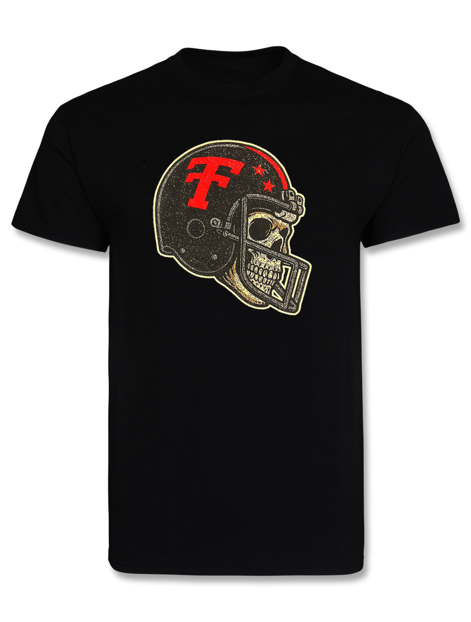 Texas Tech 100 Year "Helmet Skull & Bones" Short Sleeve T-Shirt