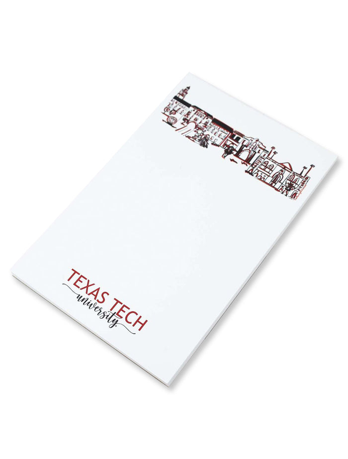 Texas Tech Campus "Skyline" Notepad