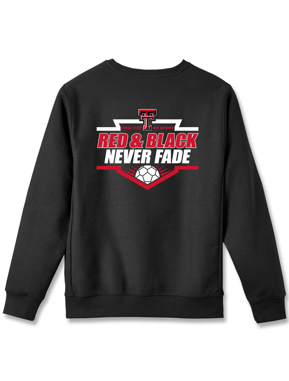Texas Tech "Soccer Shield" Reverse Weave Crew Sweatshirt