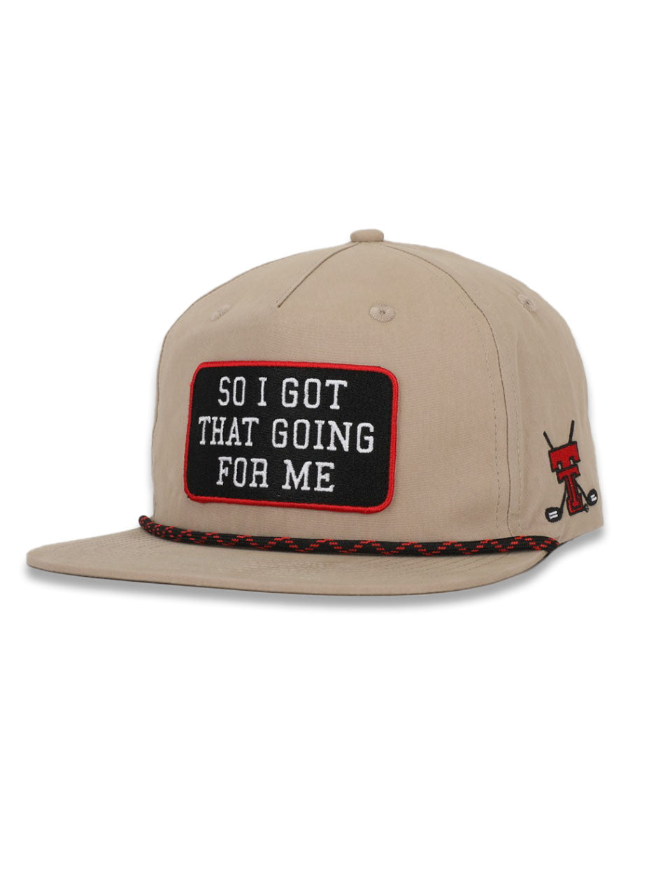 Texas Tech Dark Horse Golf "Got That" Patch Snapback Cap