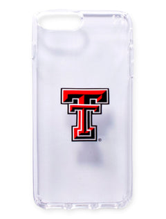 Speck Texas Tech Red Raiders Double T on Clear Cell Phone Case – Front view