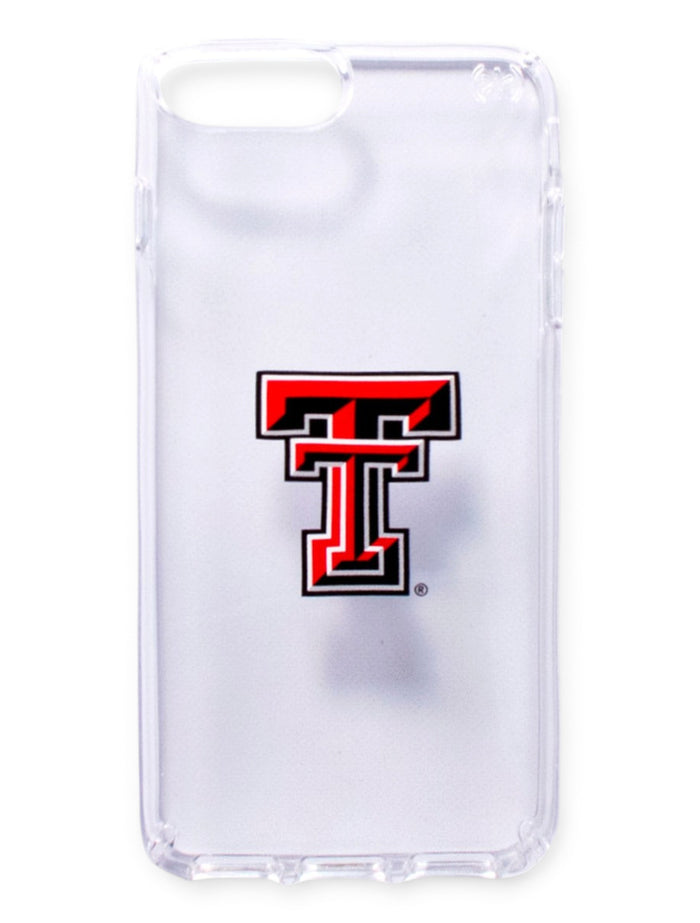 Speck Texas Tech Red Raiders Double T on Clear Cell Phone Case – Front view