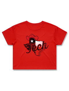 Texas Tech "Stetson State" Comfort Crop Top