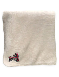 Summit Texas Tech Red Raiders Double T Plush Baby Blanket – Front view