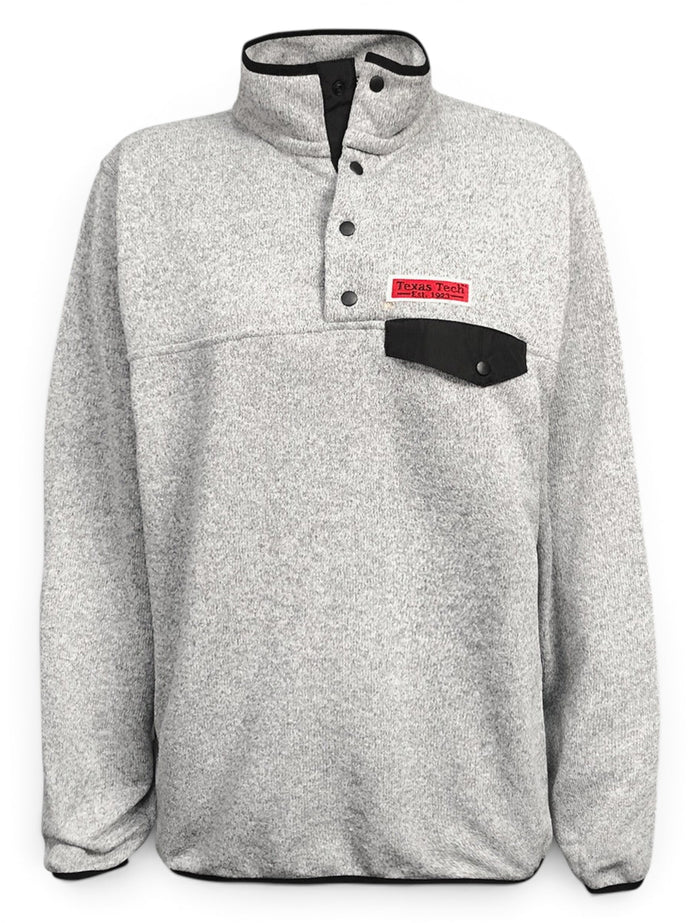 Summit Texas Tech Red Raiders Snap Placket Pullover – Front view