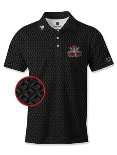 Texas Tech Dark Horse Leach Era "Swing Your Sword" Premium Black Polo