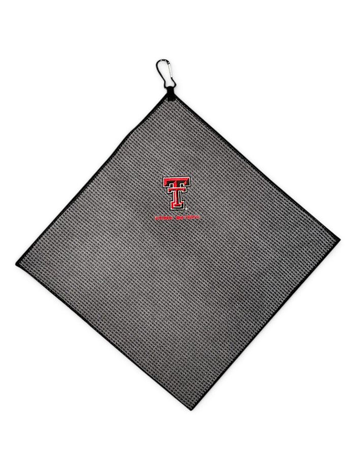 Team Effort Texas Tech Double T Microfiber Towel – Front view