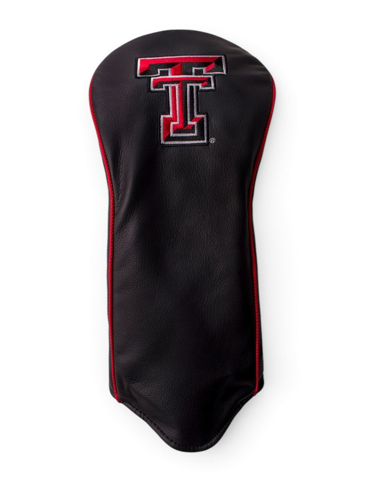 Team Effort Texas Tech Double T on Black Headcover – Front view