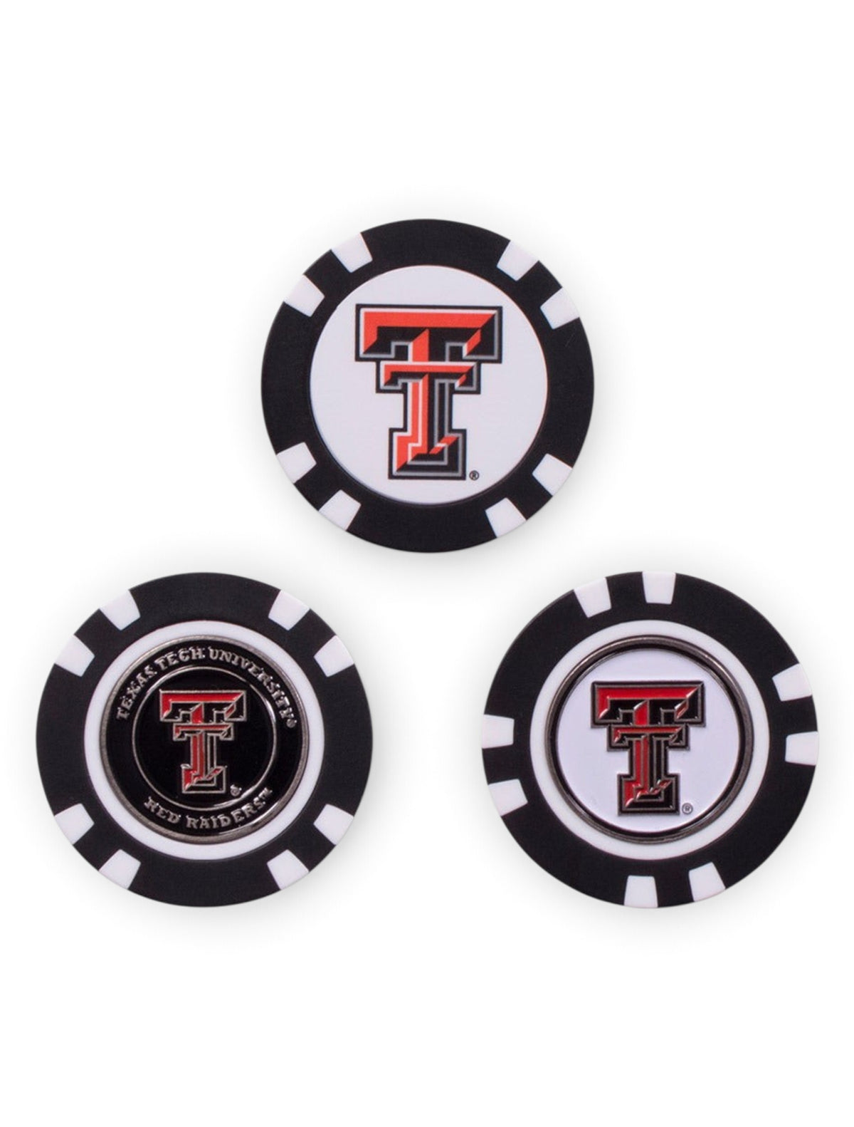 Team Golf Texas Tech Golf Chip Markers – Front view