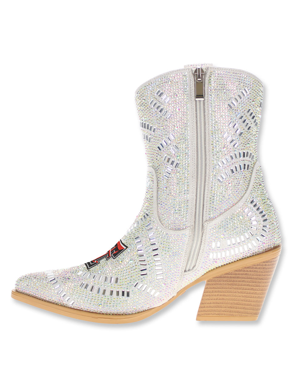 Vaccari Texas Tech "Jade" Rhinestone Bootie