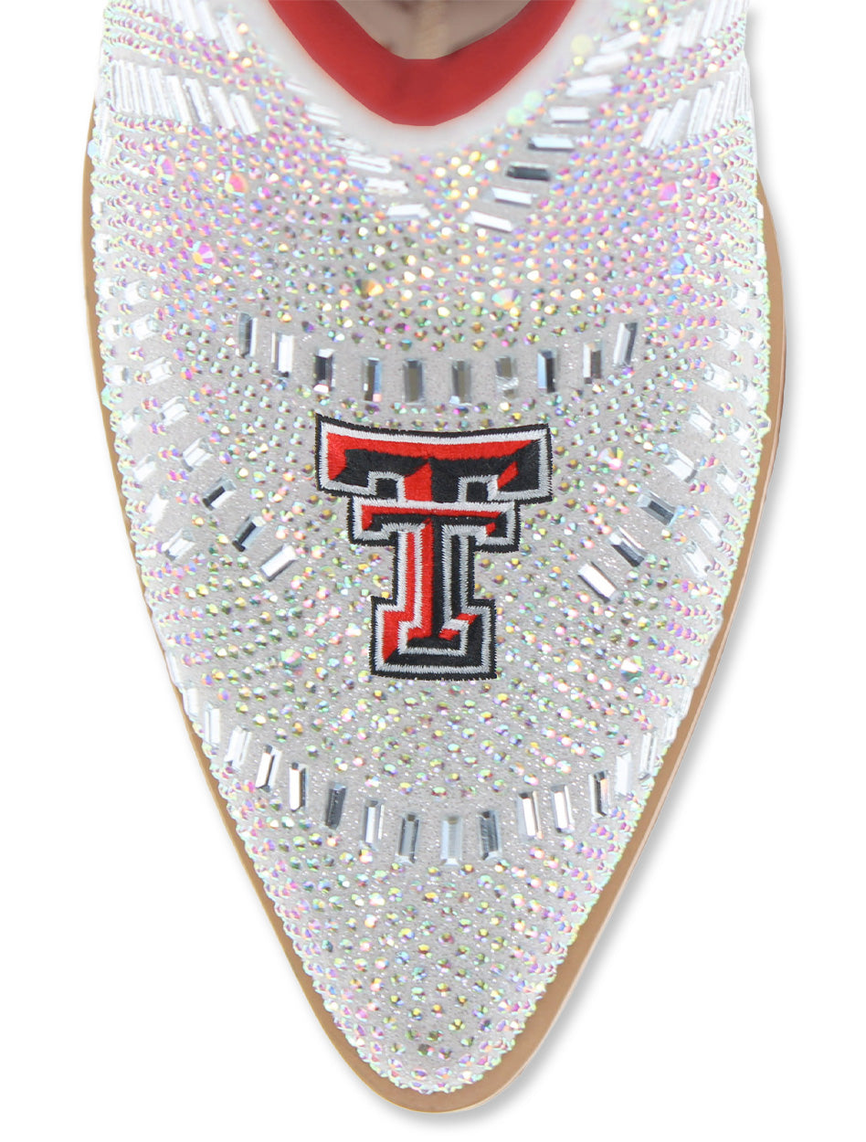 Vaccari Texas Tech "Jade" Rhinestone Bootie