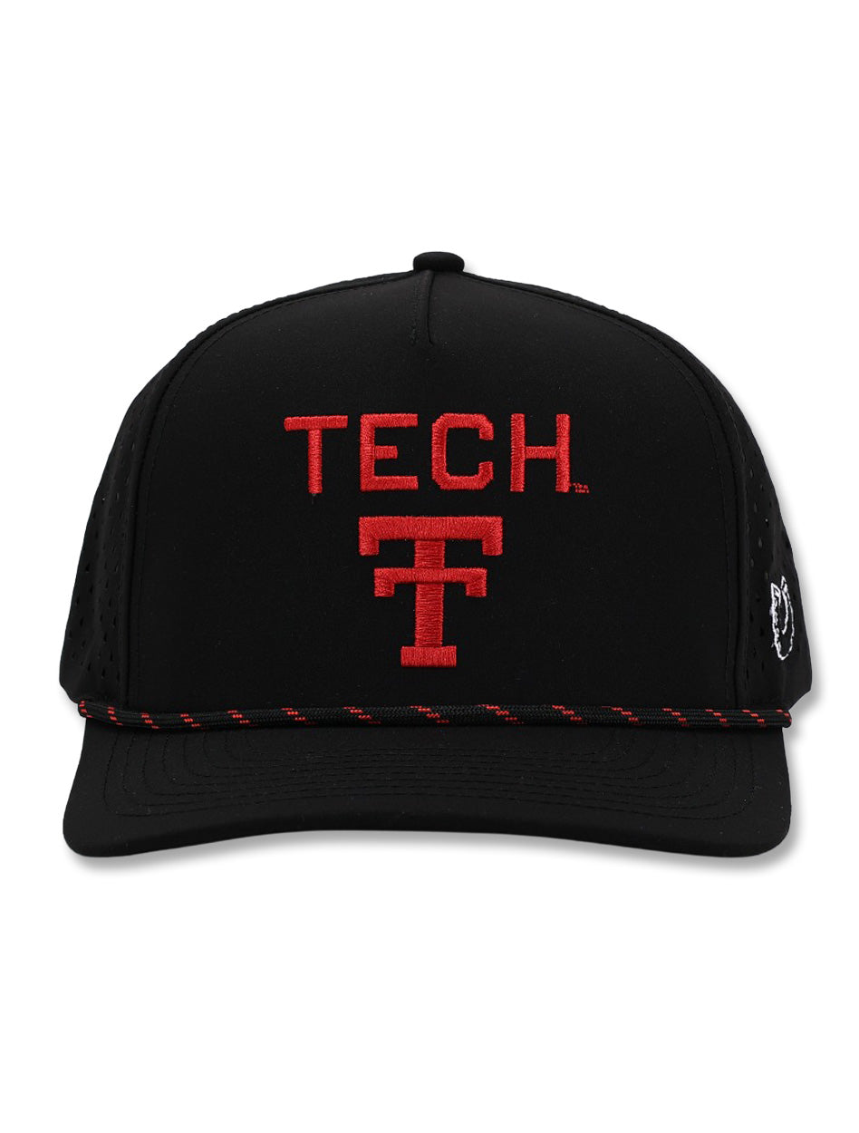 Texas Tech Dark Horse "100 Year" Black Sport Snapback Cap