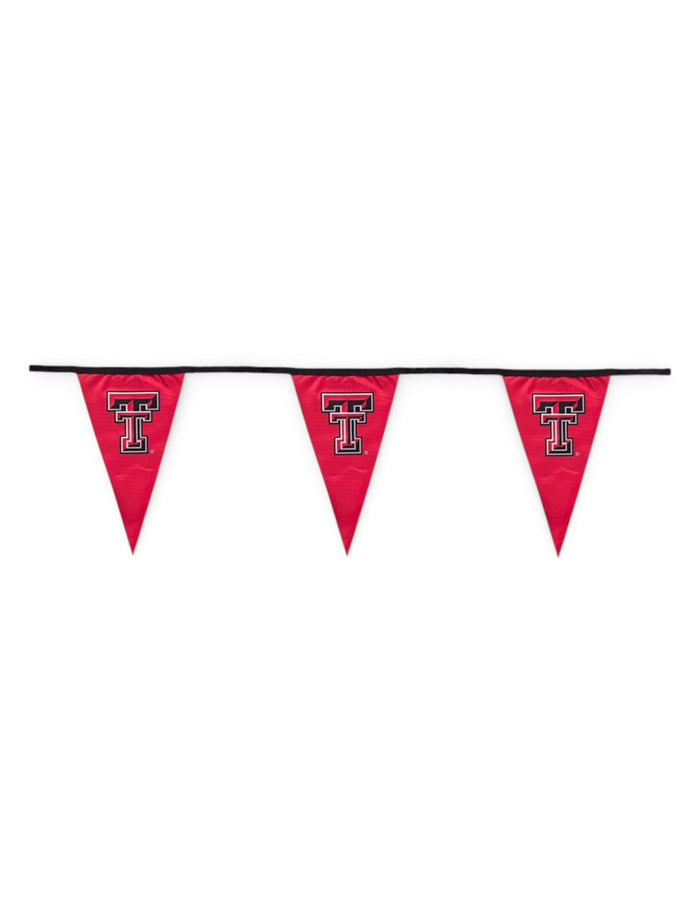 Texas Tech 30 ft Party Pennants – Front view