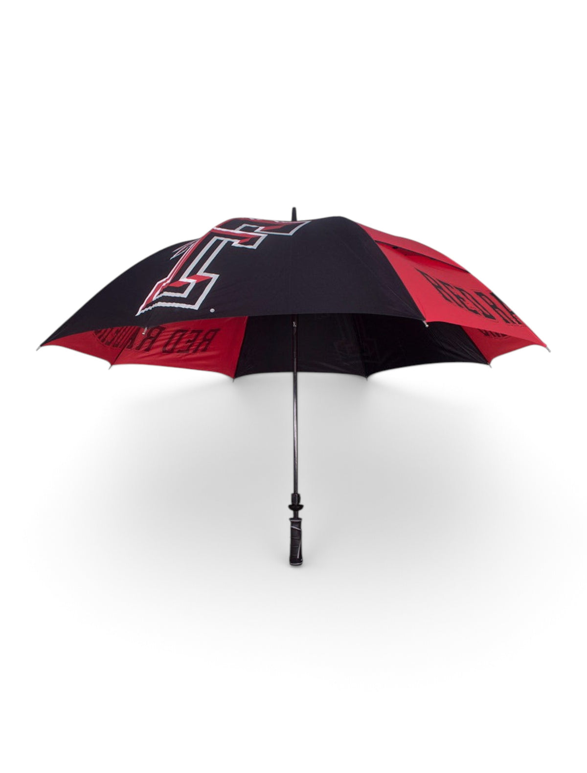 Texas Tech 62" Hybrid Black Umbrella – On model