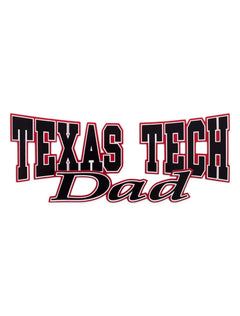 Texas Tech Atomic Dad Decal – Front view