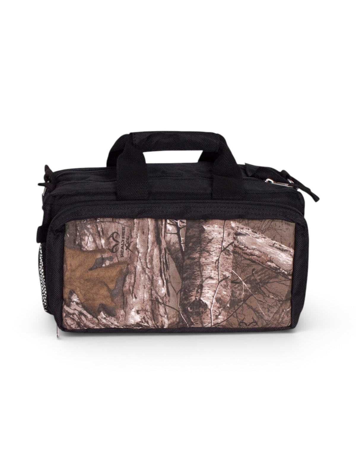 Texas Tech Black and RealTree Camo "Kendall" Range Shooting Bag – Back view