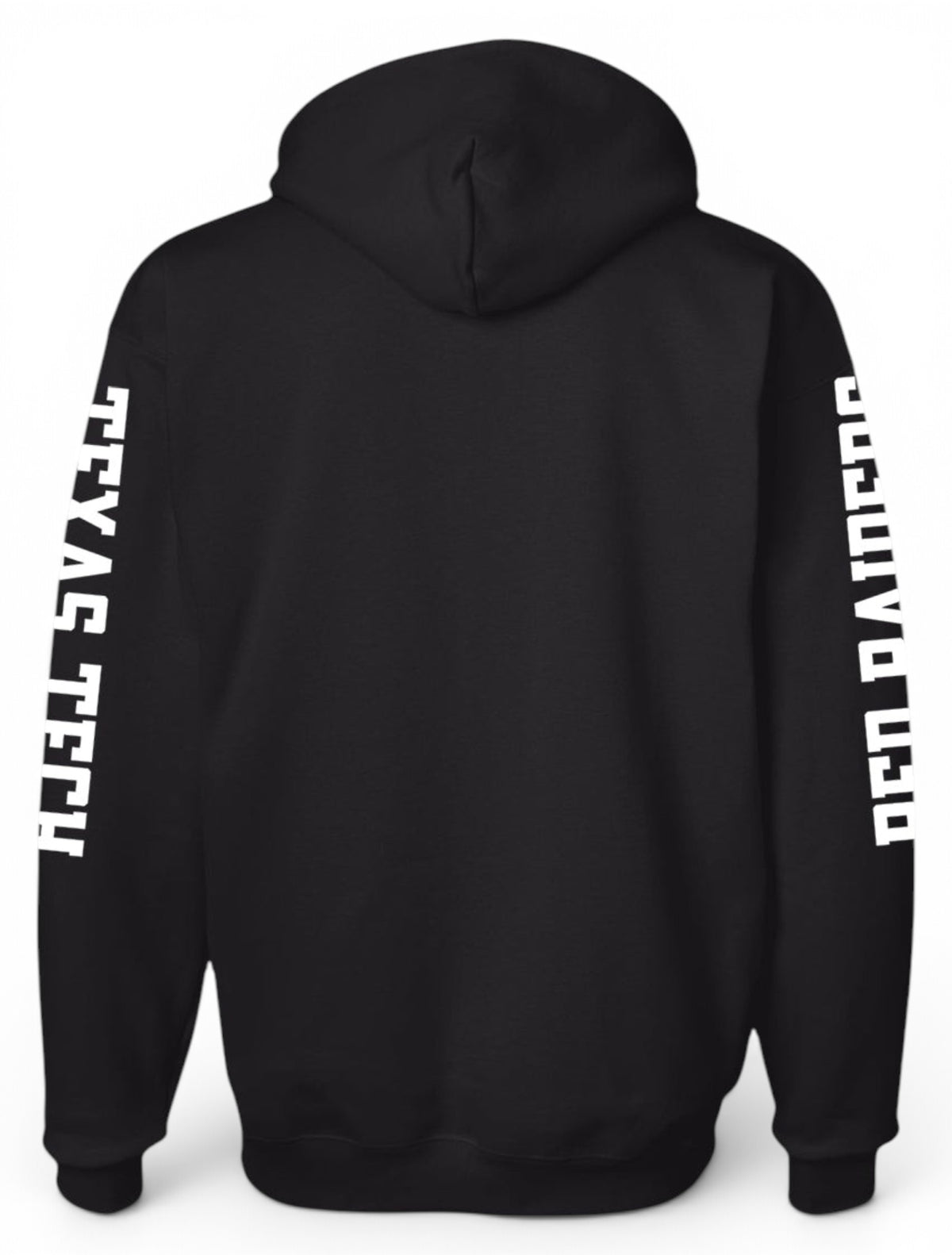 Texas Tech " Black Top" Hoodie – Back view