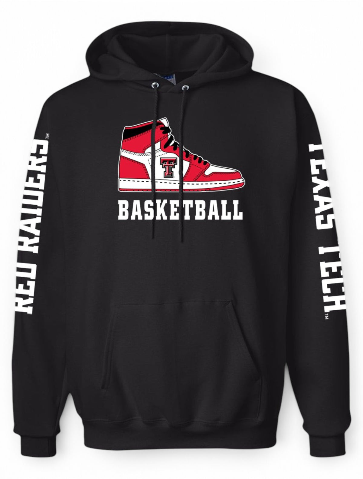 Texas Tech " Black Top" Hoodie – Front view