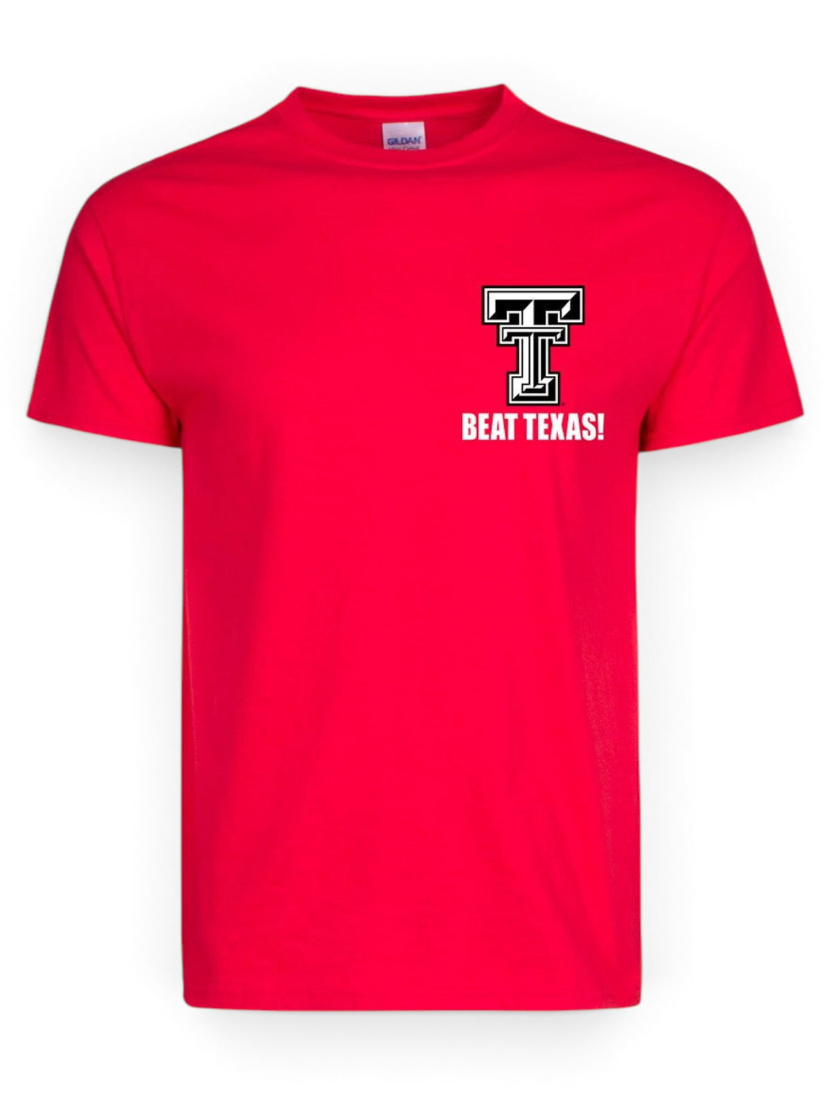 Texas Tech Breaking the Horns of the Wicked Red T-Shirt – Back view